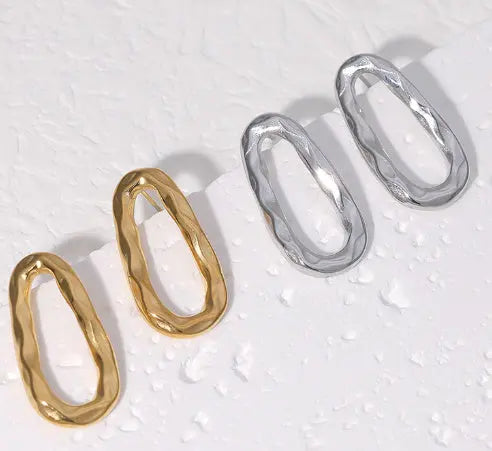 Hollowed Oval Retro Earrings My Store