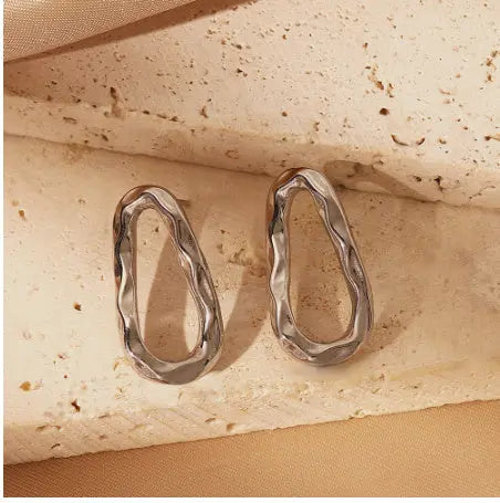 Hollowed Oval Retro Earrings My Store