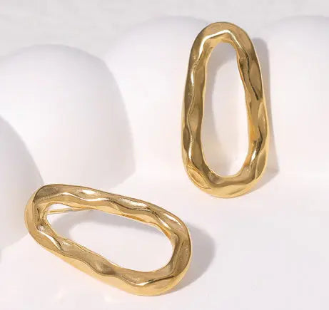 Hollowed Oval Retro Earrings My Store