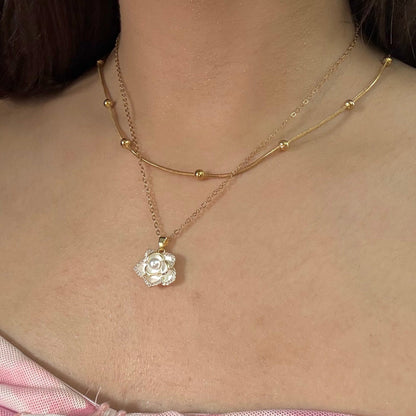 Pearl Kissed Bloom Pendant Necklace Forever Luxe