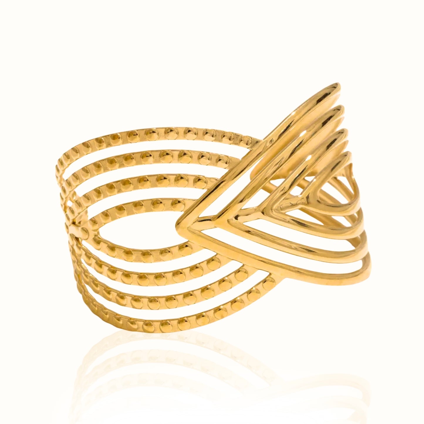 Golden Mirage Cuff Bracelet Forever Luxe