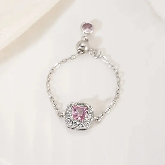 Blush Royale Chain Ring Forever Luxe