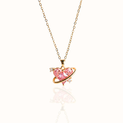 Cosmic Heart Glow Necklace Forever Luxe