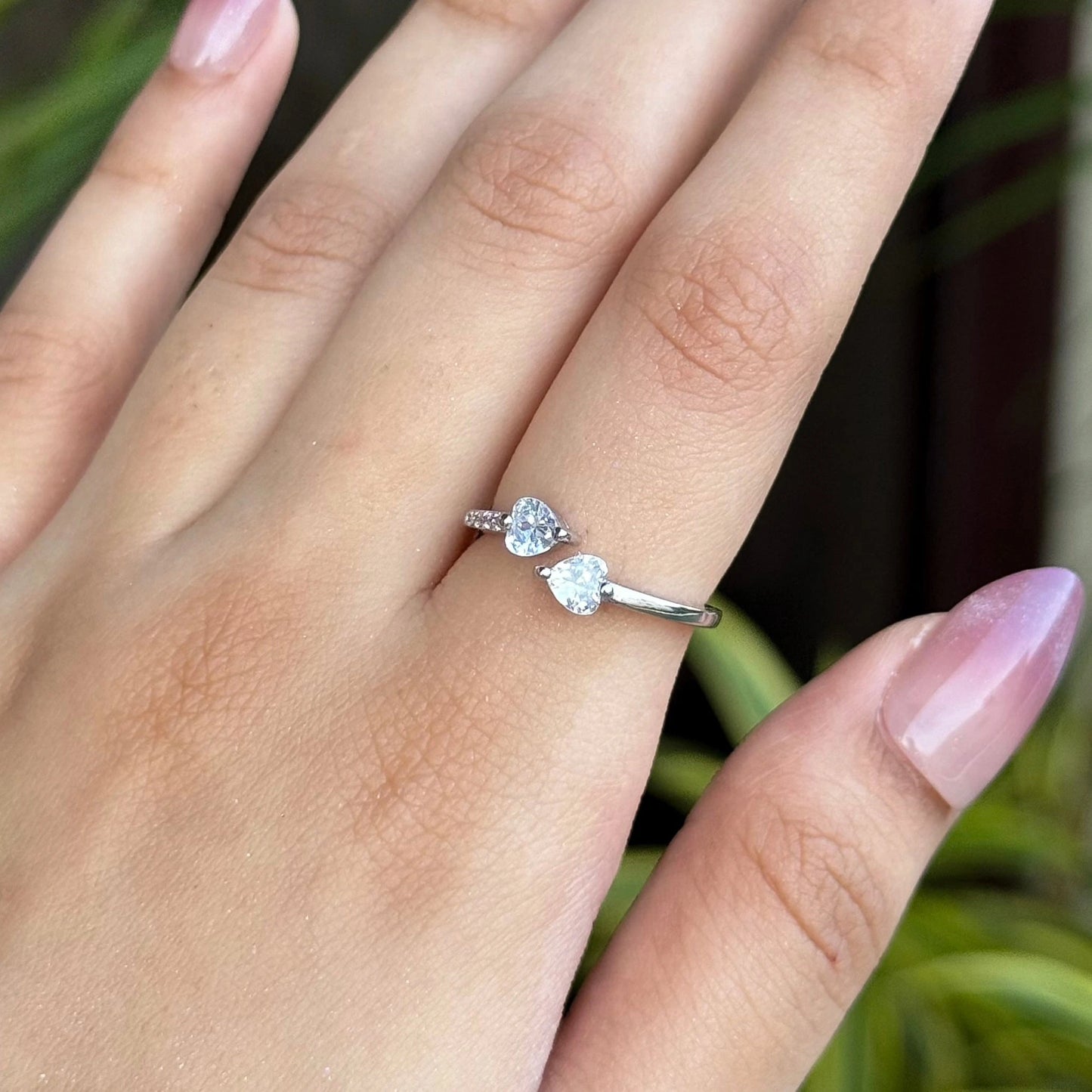 Amoré Duo S925 Sterling Silver Ring Forever Luxe