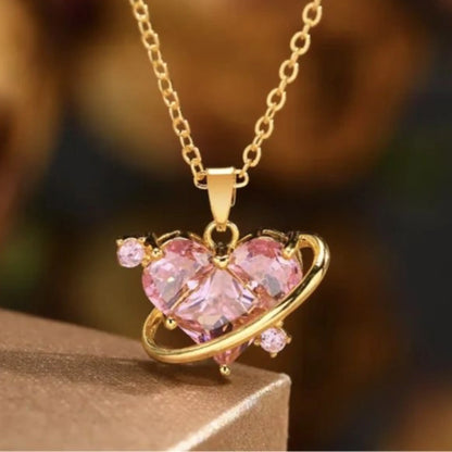 Cosmic Heart Glow Necklace My Store